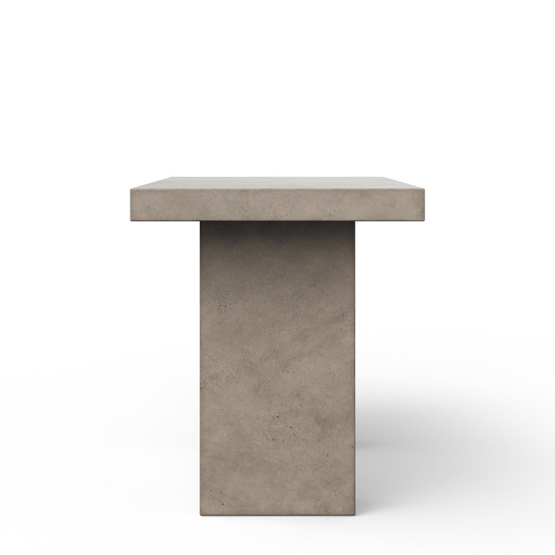 Table de salle à manger Kareen, Gris foncé, Table de bar (hauteur 41,75 po), L 70,75 po x l 35,5 po