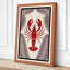 Symmetry in Red Geometric - Wrapped Canvas-333558595-333558616