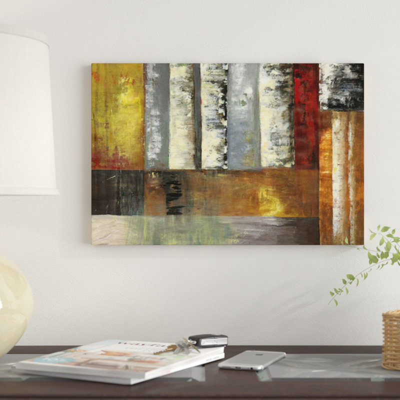 «Originial Birch», reproduction sur toile, H 8 po x l 12 po x P 0,75 po, Toile tendue, Pas de tapis