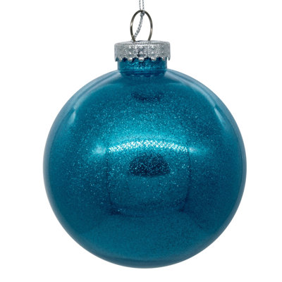 Clear Ornament with Glitter Interior