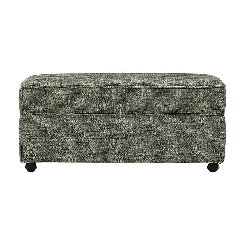 Repose-pieds de rangement rembourré avec roulettes 42 "- Aspen Fern, Fougère Aspen