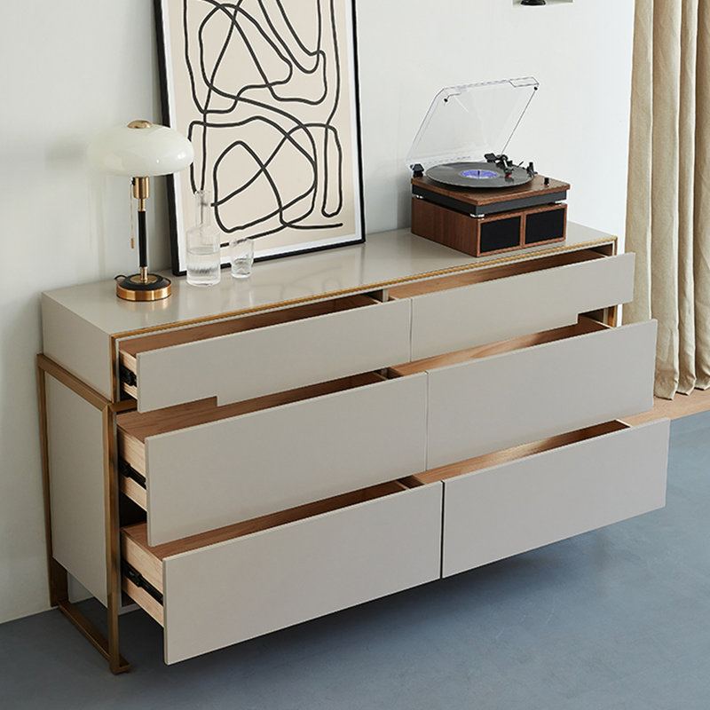 Armoire d'entrée minimaliste de luxe, H 35,4 po x l 55,1 po x P 15,7 po