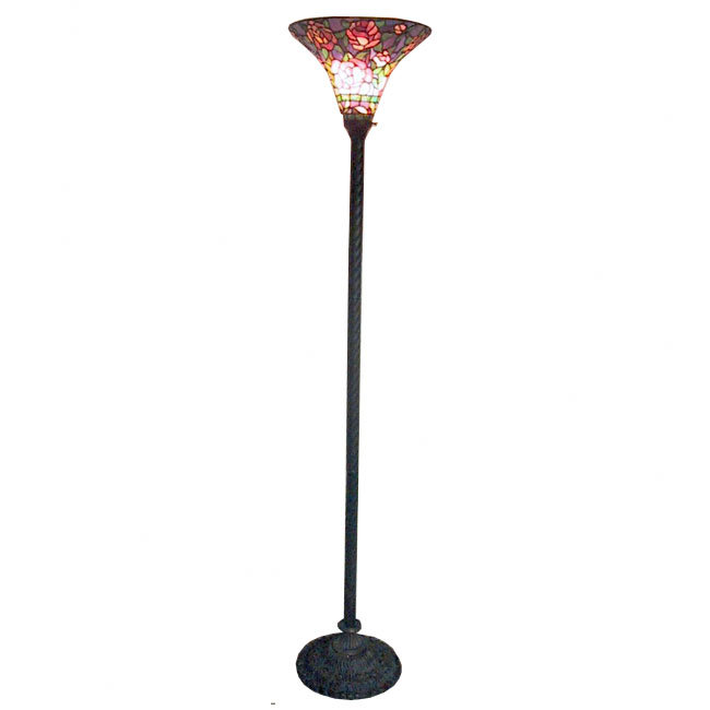 Lampe sur pied 72" rose torchère sur pied Pimental