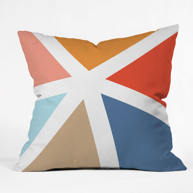 Coussin décoratif intérieur / extérieur Fimbis Summers, 16 po x 16 po