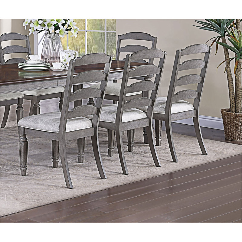 Chaises d'appoint en bois (ensemble de 2)