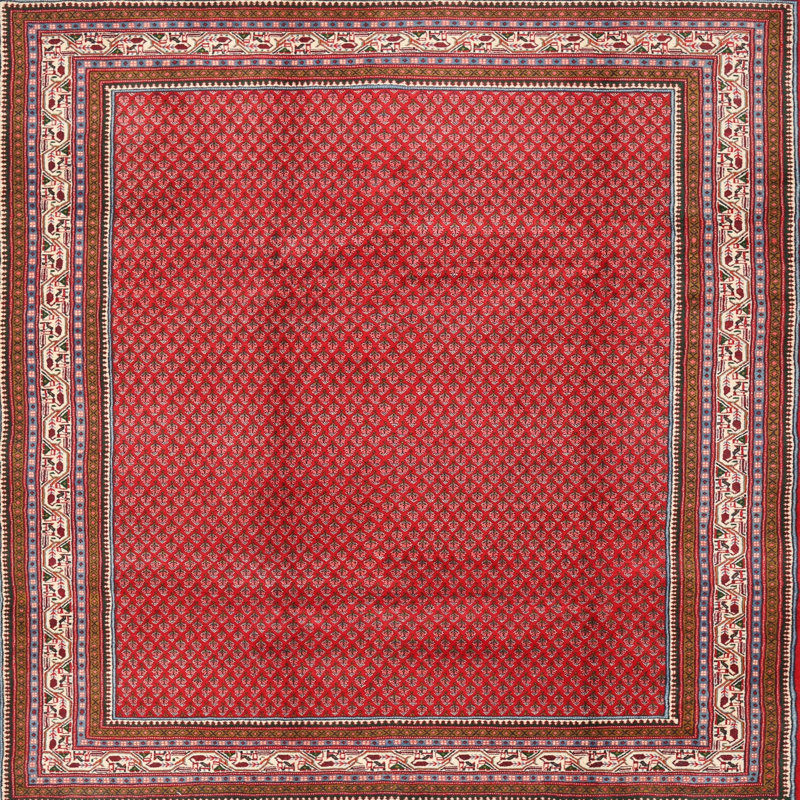 Oriental Indoor Rug, Square 3'