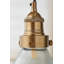 Conical Ribbed Glass with Antique Bronze Fitting Elec Pendant-338662780