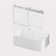 56-60 In. W X 62 In. H Frameless Double Sliding Tub Door, Bypass Tub Shower Door Soft Closing, Brushed Nickel 24D02-T60BNX
