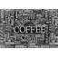 «Coffee Coffee», reproduction d'art textuel sur toile tendue-16159019