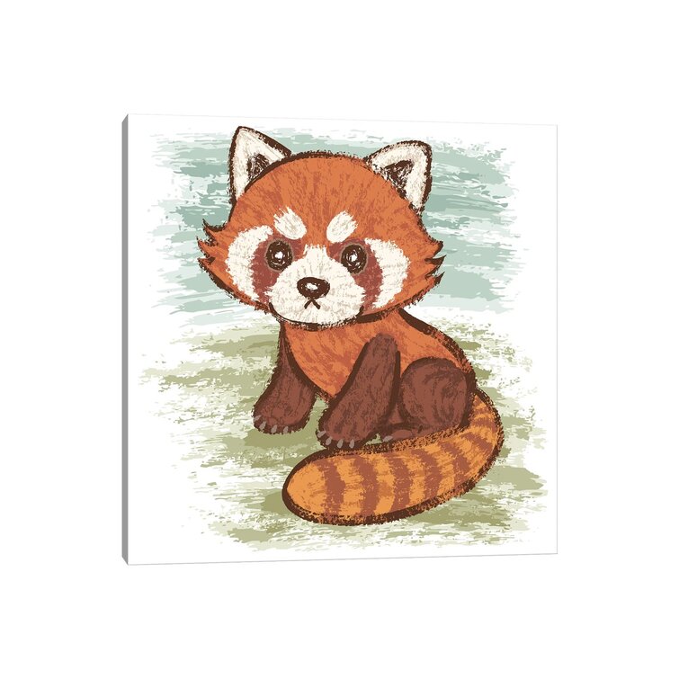 Red panda, me, acrylic gouache, 2021 : r/Art