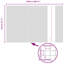 120cm H x 2500cm W Steel Border Fencing