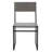 Rowayda 18'' H Leather Upholstered Metal Armchair-846916027