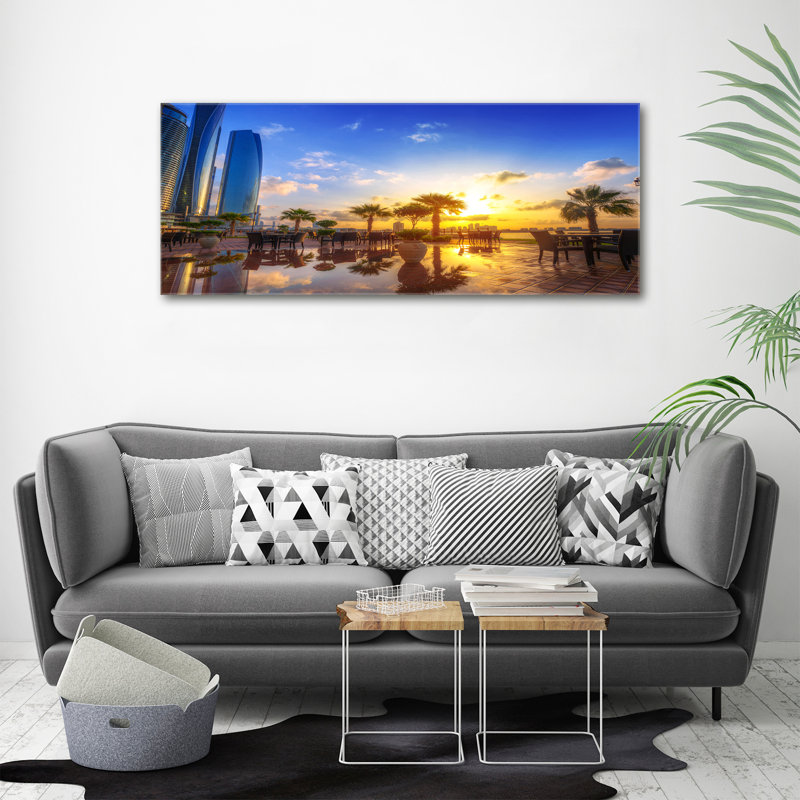 Abu Dhabi East - No Frame Print on Canvas
