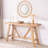 Farmhouse A- frame Wood Console Table, 58.5"