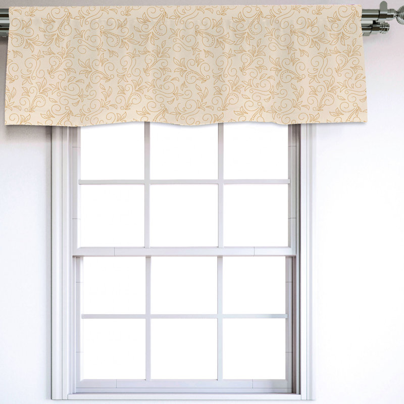 Sateen Ruffled Window Valance