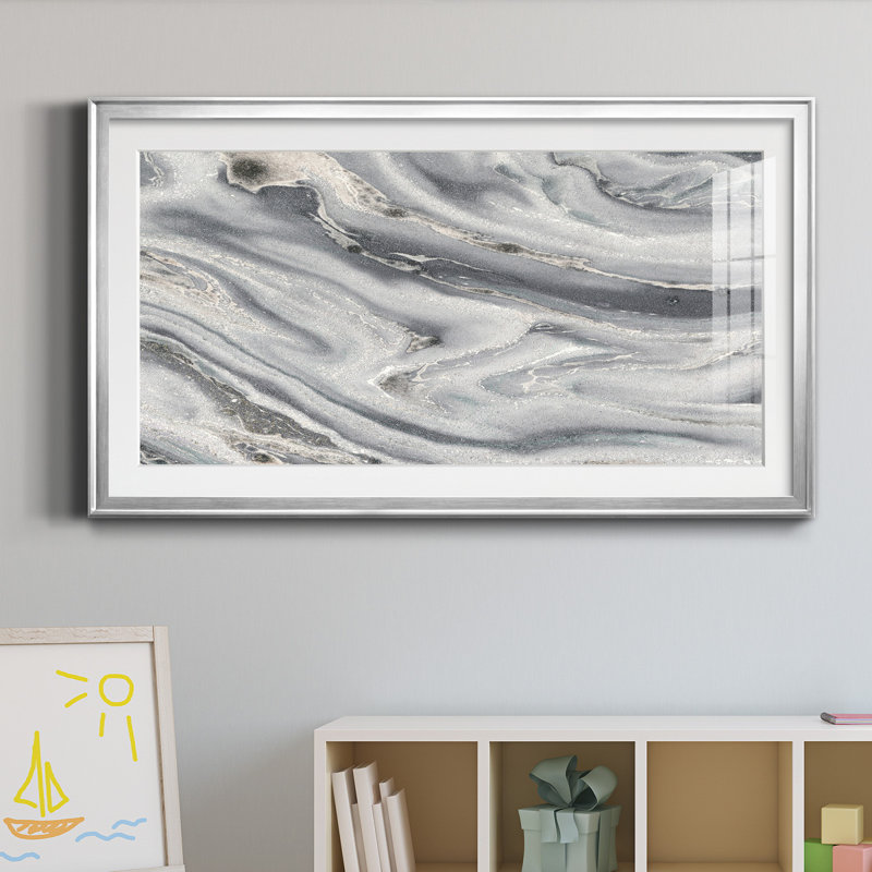 Amalfi - reproduction d'art encadrée de qualité supérieure - prête à être accrochée, H 14,5 po x l 26,5 po x P 1,5 po