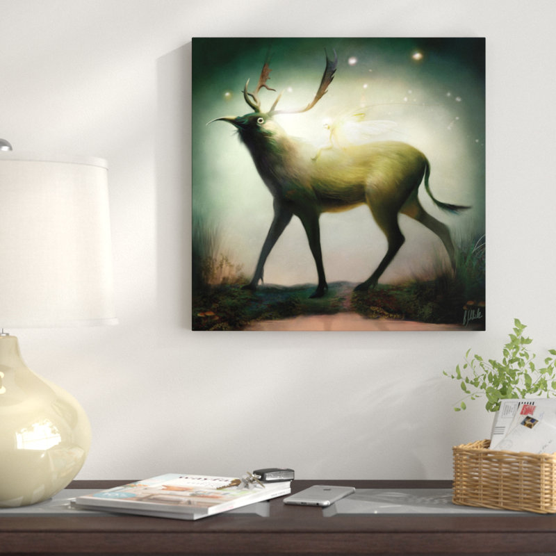« fantaisiste », impression sur toile, H 12 po x l 12 po x P 1,5 po