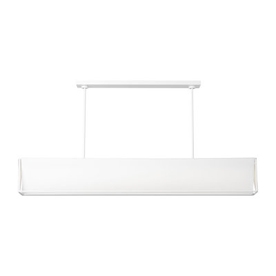 Kelly Wearstler Velero 1 Light Dining Room Chandelier With White Silkscreen Tempered Shade