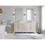 Cambridge 72 In. W X 22 In. D Double Sink Bathroom Vanity In Fine Grain With 2 In. Carrara Marble
