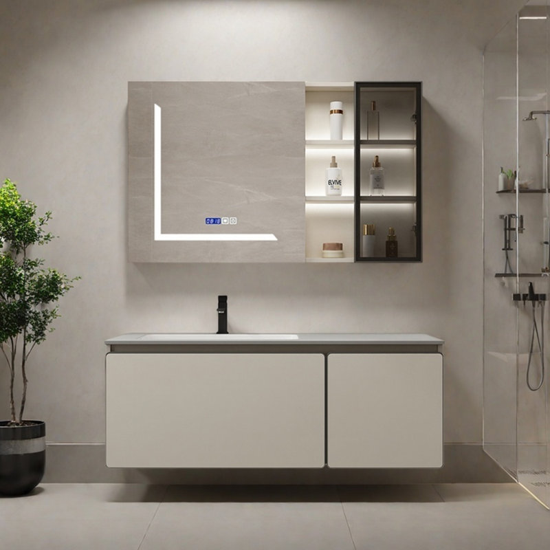 French modern light luxury bathroom cabinet