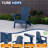 Set Of 6 Hdpe Folding Adirondack Chair-348644802