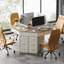 Bureau en coin avec 4 tiroirs-88700180