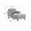 Fauteuil-lit surdimensionné en chenille-1060693714