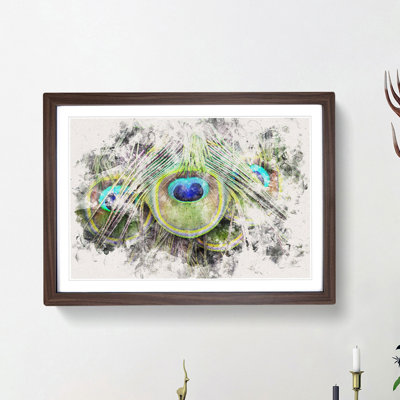 Peacock Feathers - Framed Print