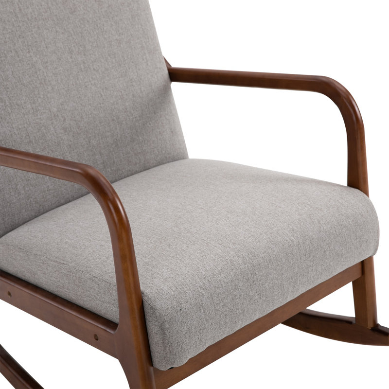 Chaise berçante Lievens, Gris