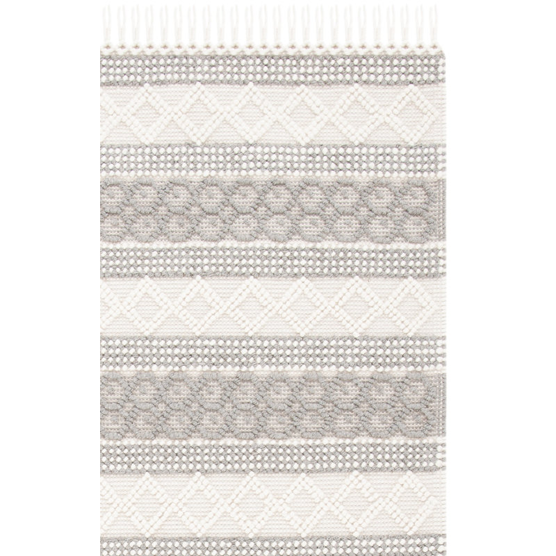 Pei Natura Hand Woven Wool Geometric Rug, Rectangle 9' x 12'