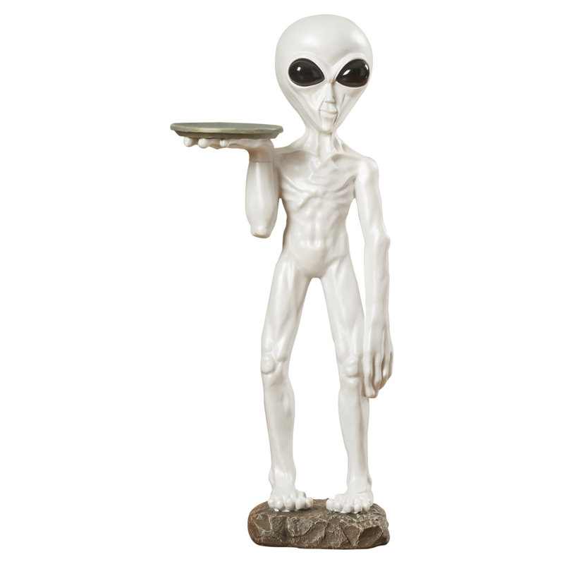 Burchell Roswell the Alien Butler Statue