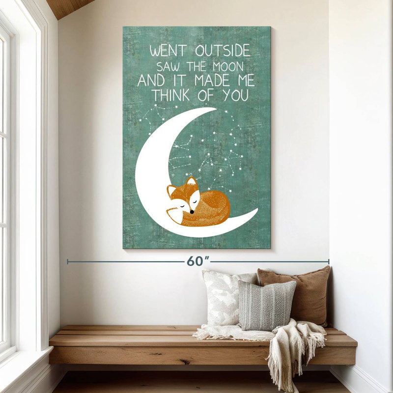 Tergel Lovers Gift Fox, 51" H x 34" W