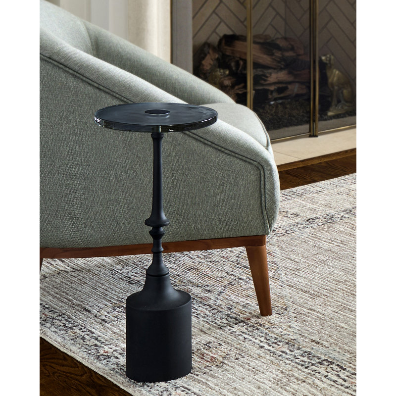 Becki Owens X Livabliss Delfin End Table, Black
