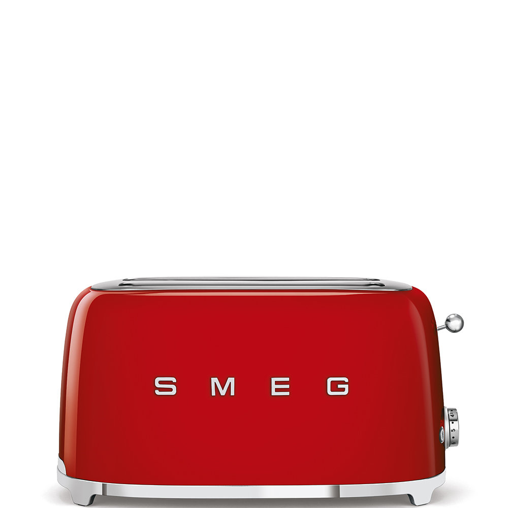 SMEG 50s Style 4-Slice Toaster, Red