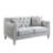 Branson Loveseat  Light Gray Linen