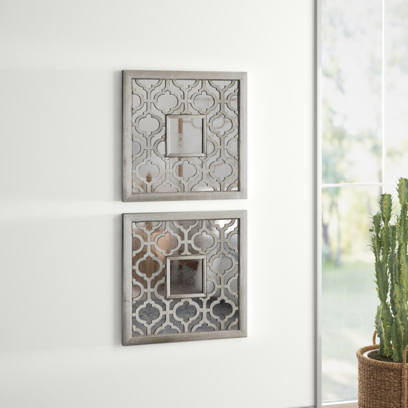 Ensemble de miroirs muraux traditionnels 2 pièces Kalman