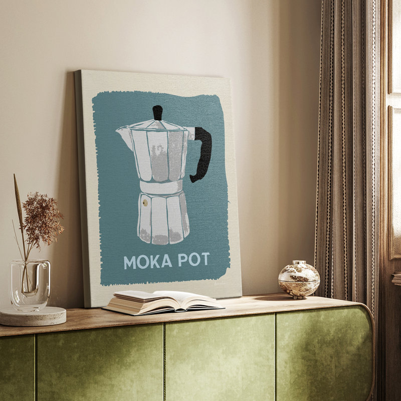 Café moderne - galerie Cavas sur mesure, H 12 po x l 8 po