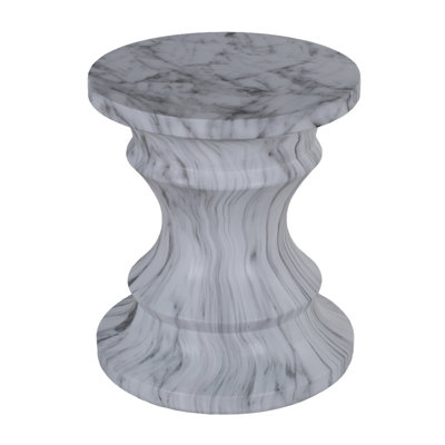 Cement Outdoor End Tables For Patio(Only Including Table)