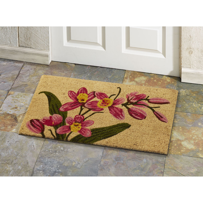 Orchid Outdoor Doormat