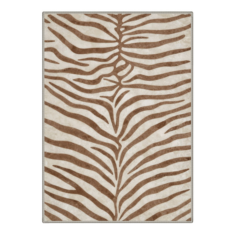 Tapis zébré Albertslund, Rectangle 8' x 10'