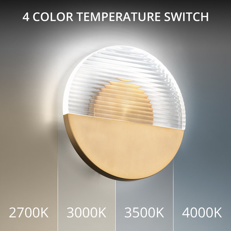 Crescent LED Wall Sconce, 4000
