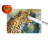 Leopard Glass Cutting Board Large