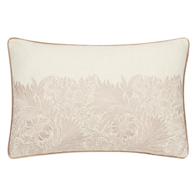 Marigold Floral Rectangular Throw Pillow Cover