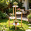 Thatcham Solid Wood Plant Stand 4 Tier