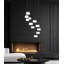 Lustre noir mat 11 lumières Renaud-123223065