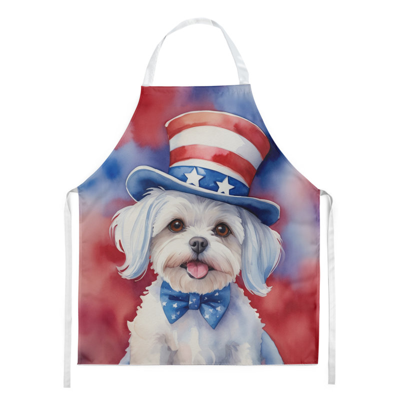 Patriotic American Apron, Maltese