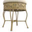 Tabouret de coiffeuse en métal Kaye