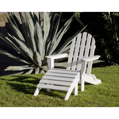 POLYWOOD Classics 2-Piece Folding Adirondack Set