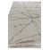 Space Age Hand Knotted Wool Viscose Area Rug in Silver/Ivory