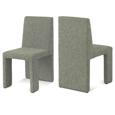 Benson Linen Textured Fabric Dining Chair